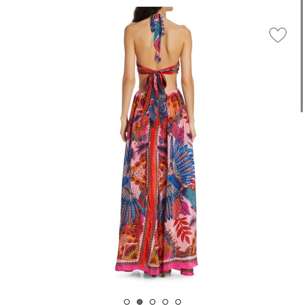 Farm Rio Macaw Scarf Maxi Dress - Picture 3 of 4